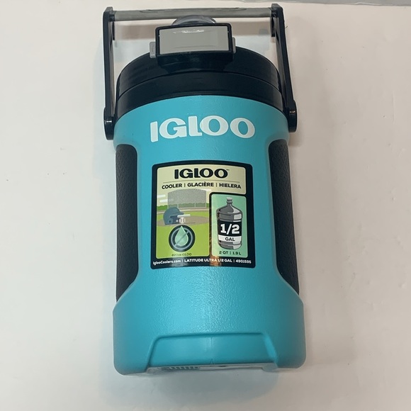 Igloo 1/2 Gallon Insulated Cooler Latitude Ultra Pro Blue New - Picture 13 of 13